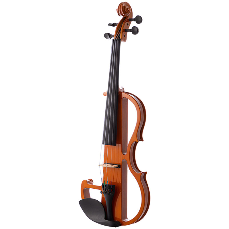 Wood Colored Electric Violin